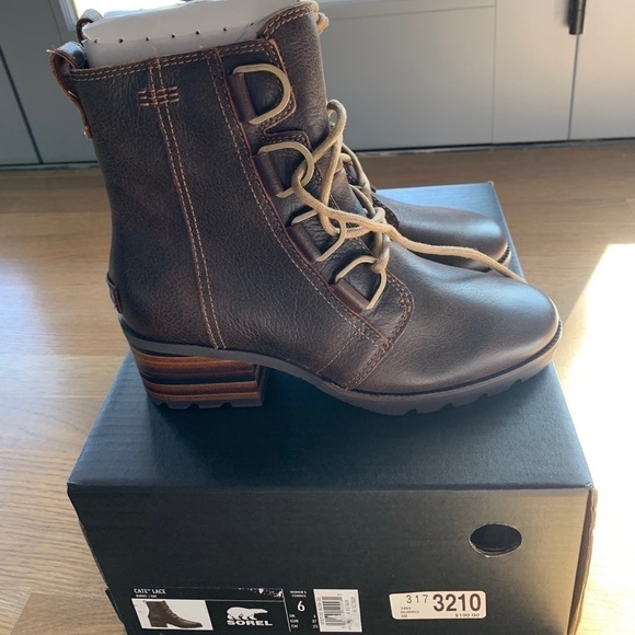 Sorel Cate Lace Water-Resistant Hiker Booties - Picture 5 of 13